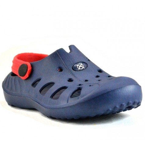 Chodak dziecięcy C3 granatowy + czerwony